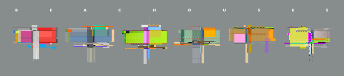 Beach Houses - Structured Art™