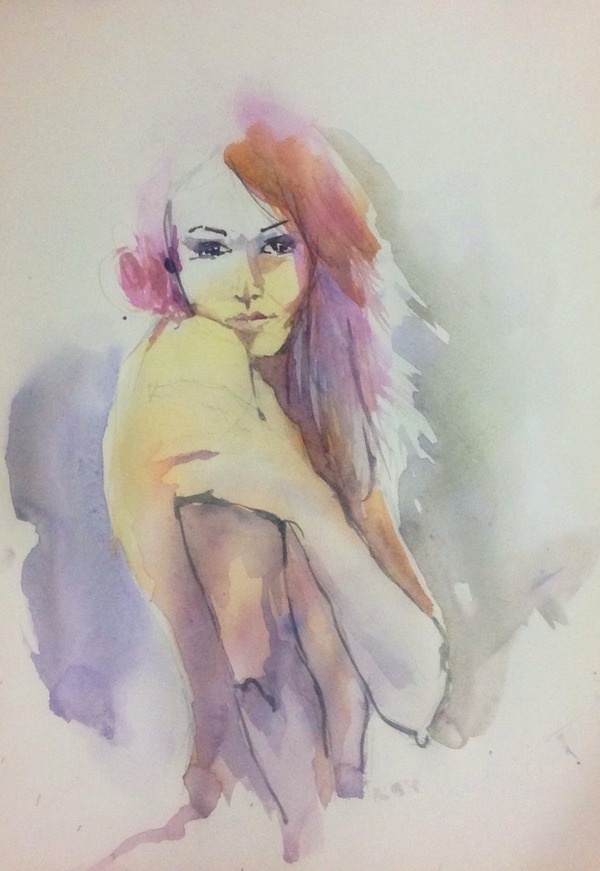 Girl 2 #eyes #art #girl #paintings