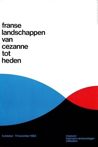 All sizes | franse landschappen van cezanne tot heden | Flickr - Photo Sharing! #international #typographic #grid #system #poster #style