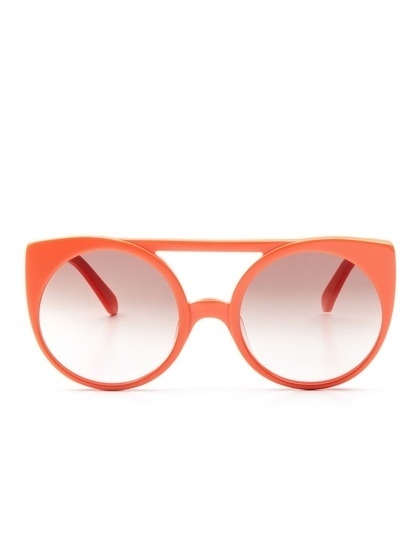 The Village Oversized Round Frame by Karen Walker Sunglasses up to 60% off at Gilt #fashion #glasses #retro