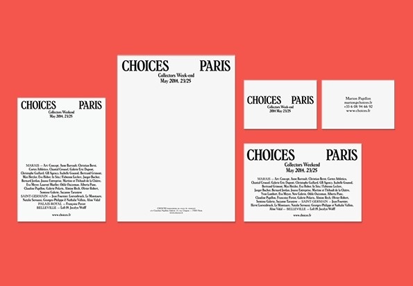 Diary of Design - Choices Paris by CÃ´me de BouchonyÂ #print #identity