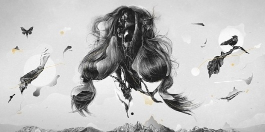 External Design Inspiration – Fascinating Artworks By Fregezechen | Cromoart #abstract #blackwhite #photo #dream #manipulation #surreal