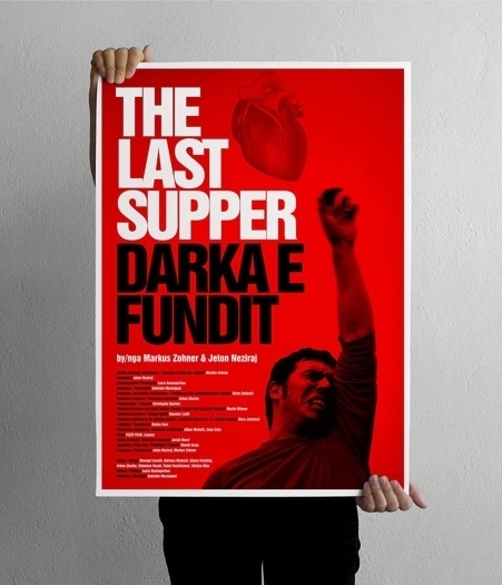 projectgraphics - typo/graphic posters #kosovo #the #prishtina #last #projectgraphics #poster #play #supper #thetre