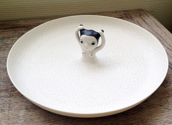 nathalie choux #plate #porcelain
