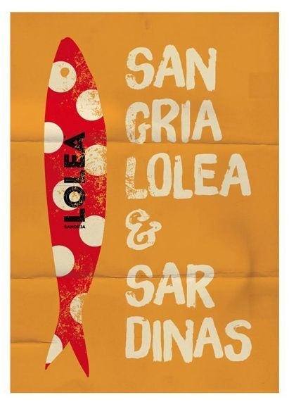 Sangría Lolea & Sardinas! #sardinas #poster #summer #beach #lolea