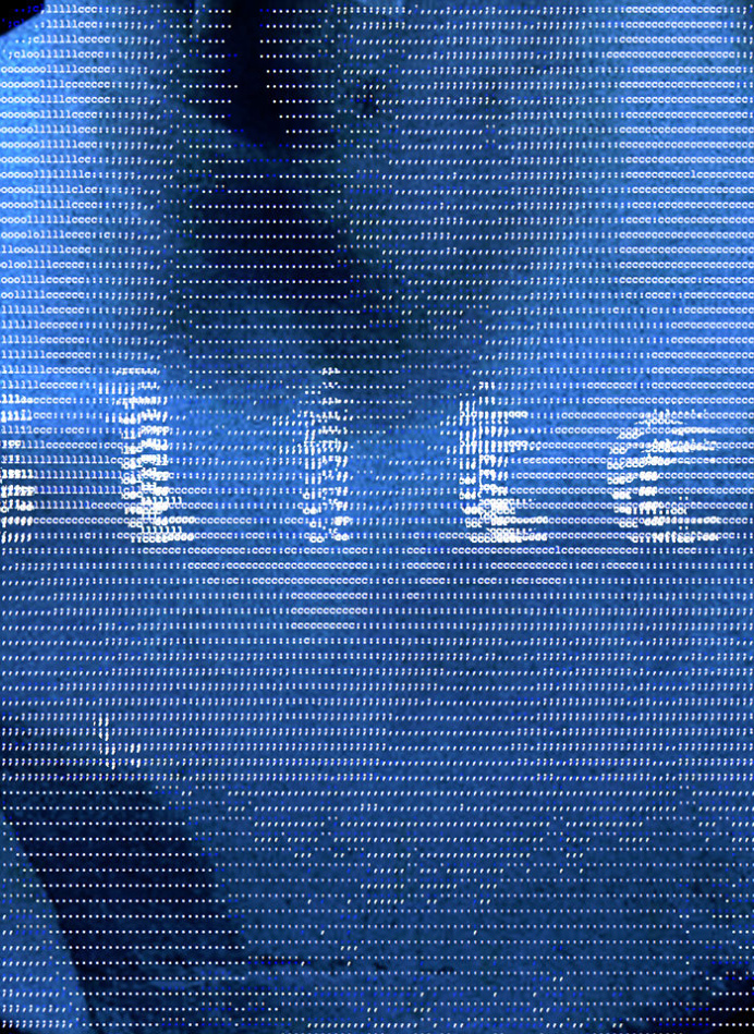 #glitch #poster #blender #ascii #design