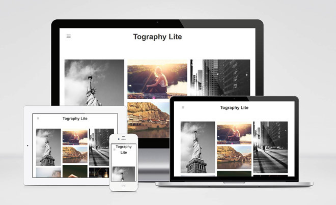 Tography Lite : Simple Photography WordPress Theme