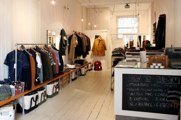 Albam Islington - hipshops in London #wood #white #retail