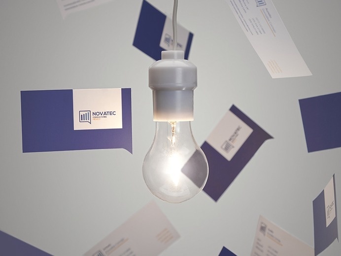 Organizational Branding by TBP team for Novatec consultant firm in Mexico. #organizational #branding #design #brand #firm