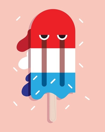 Happy Blue - Hello I am JK #illustration