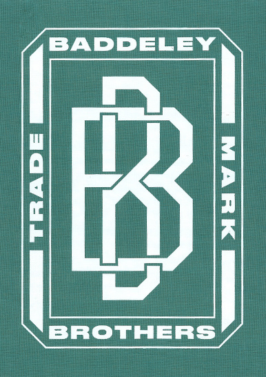 Baddeley Brothers book cover designed by David Pearson