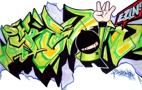 eyeone | seeking heaven #lettering #eyeone #graffiti #sketchbook #blackbook