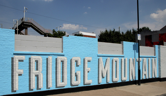 Creative Review - Hackney Wick's The Walls Have Ears mural #signage #sign #mural #painting