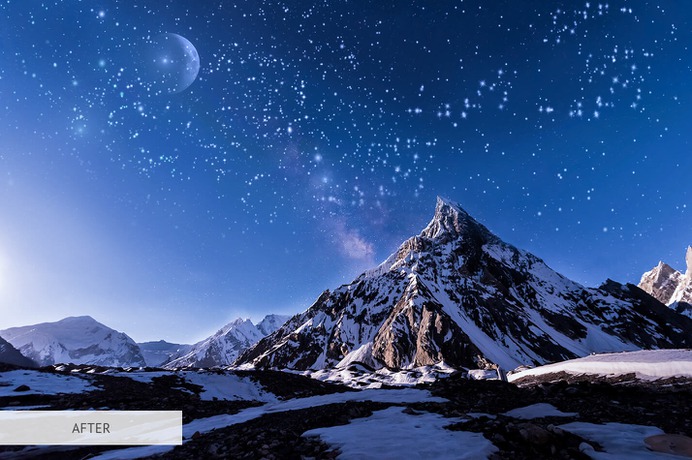 Night Sky Overlay Photoshop|Photoshop Night Sky Overlays – Pro Bundle