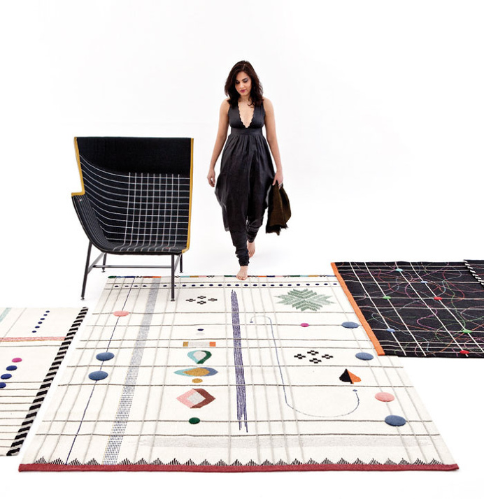 Handmade Rugs With Tribal Folk Embroidery - #floor, #rugs, #carpets, rugs, carpets, flooring