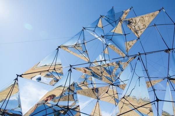 CJWHO ™ (Solar Bell by Tomás Saraceno What if a building...) #sculpture #solar #installation #design #art #bell
