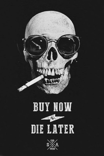 Montag, 1. Juli 2013 #buy #cigarette #skull #die
