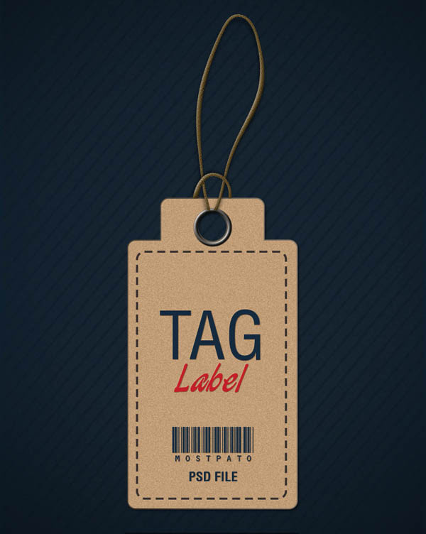 Psd Tag label