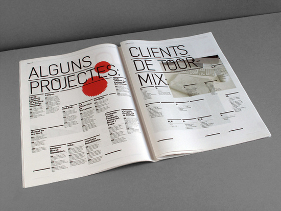Toormix New Papers on the Behance Network #spread #paper