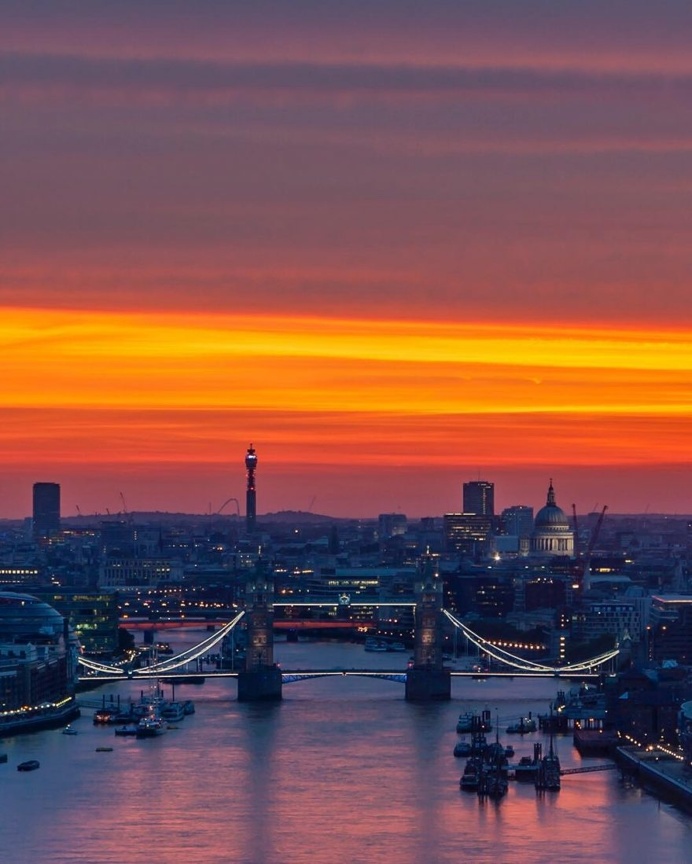 London From The Rooftops by James Burns