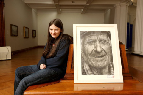 16 Year Old Shania McDonagh's Award Winning Drawing | PICDIT #white #black #art #artist #drawing
