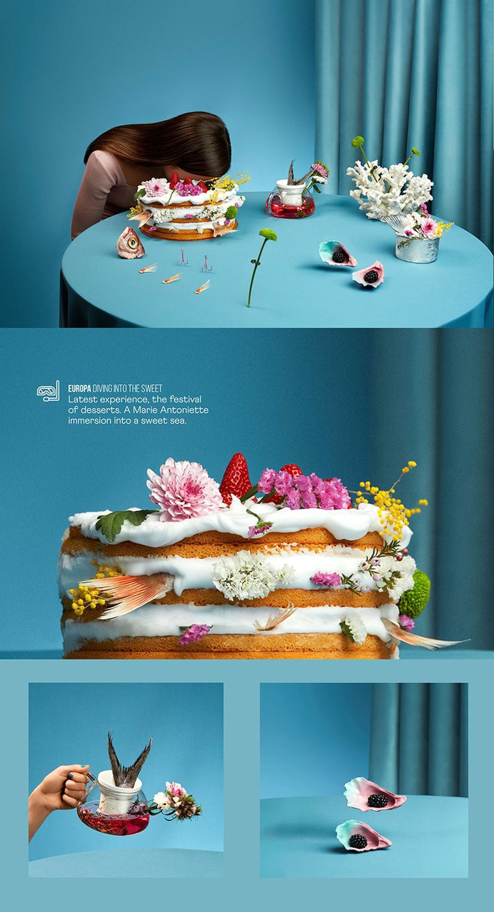 Ovnew Eatsploration - Mindsparkle Mag Tessa Dóniga Johnson directed Ovnew Eatsploration. Through the concept of chromatic eatsploration, this project explores a seven universe series of photography for Ovnew restaurant. #logo #packaging #identity #branding #design #color #photography #graphic #design #gallery #blog #project #mindsparkle #mag #beautiful #portfolio #designer