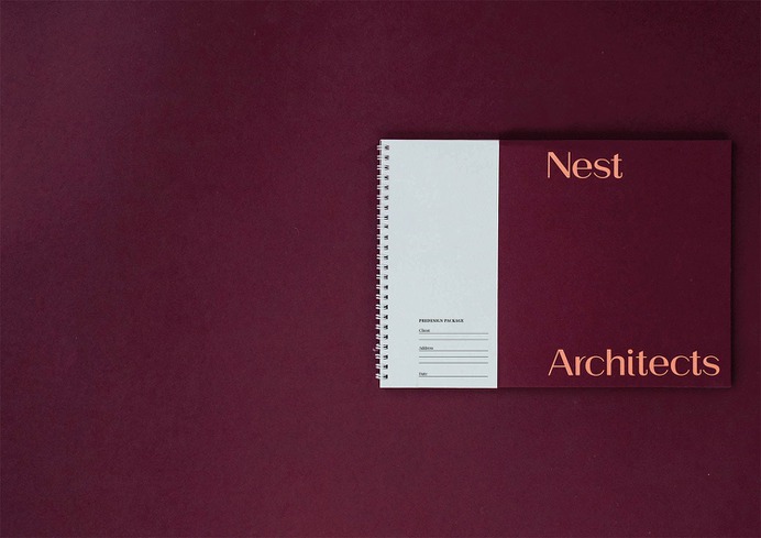 Nest Architects Branding - Mindsparkle Mag Nest Architects Branding by JAC&. Nest create spaces that reflect the people that inhabit them, today and in the future. Founded in 2006, the practice have an extensive folio of work that exudes warmth, meaning and a complete lack of pretence. #logo #packaging #identity #branding #design #color #photography #graphic #design #gallery #blog #project #mindsparkle #mag #beautiful #portfolio #designer