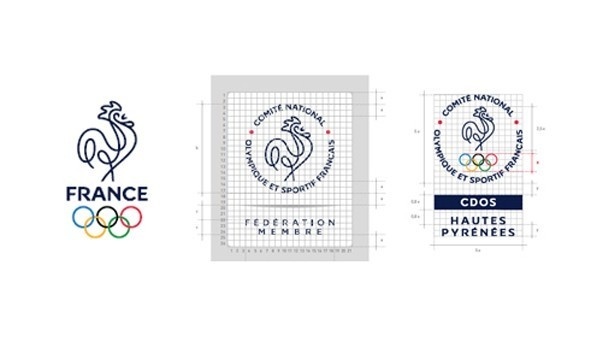 France olympique #logo #identiy