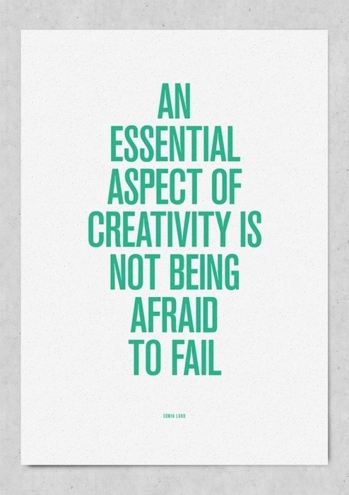 CJWHO ™ (an essential aspect of creativity is not being...) #quote #motivation #creativity #illustration #typography