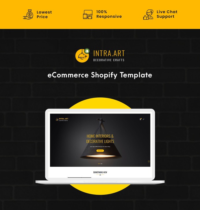 #Intra #Art #Furniture #Interior #Decor - #Shopify Multi-purpose Responsive #Theme | #TemplateTrip #eCommerce #Website #Design