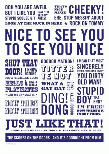 Nice-to-see-you-blue.gif 724×1024 pixels #comedians #ink #screenprint #poster