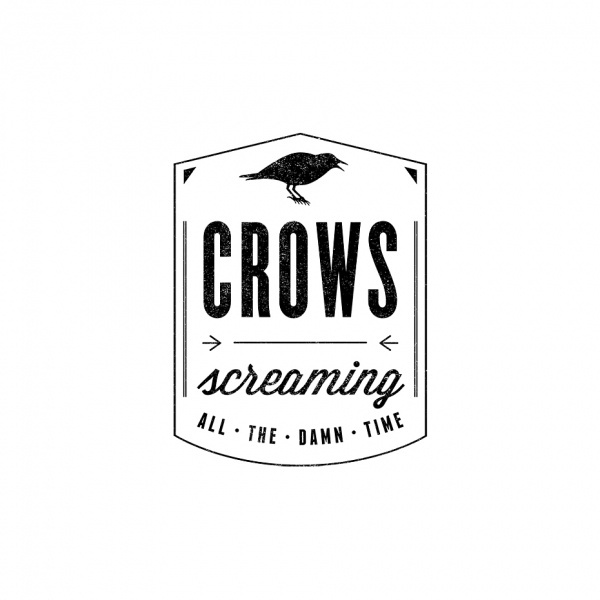 Sarah Armstrong // Visual Specialist #badge #white #crow #design #black #logo #crest #and #type