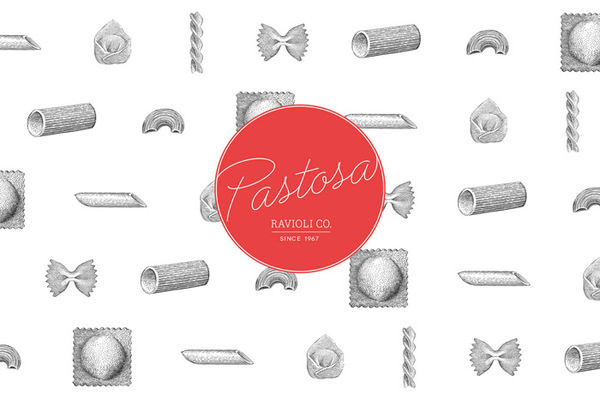 Naomie Ross & Daniel Renda: Pastosa / on Design Work Life #logo #stamp #lettering