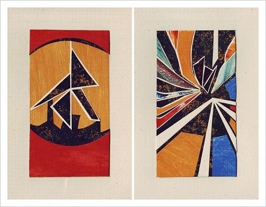 Chyrum Lambert – The Paper Tile Game / Aqua-Velvet #chyrum #collage #lambert