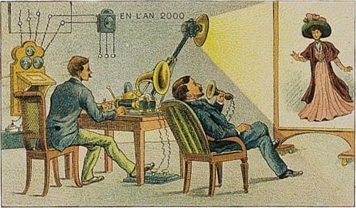 I Heart Chaos — The year 2000 as envisioned in the year 1910 #video #vintage #technology #skype