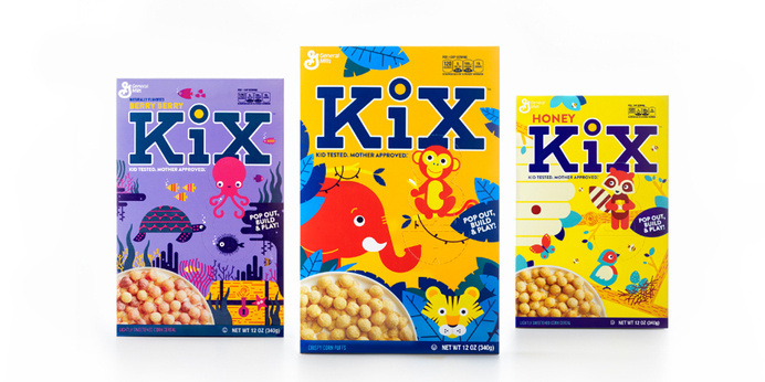 #kix, #cereal, #packaging