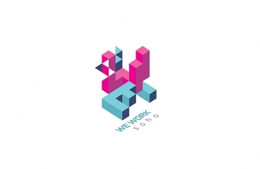 WE WORK on the Behance Network #logo #system #identiy