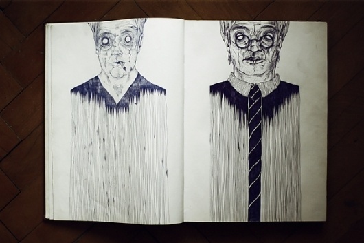 Faces on the Behance Network #rbert #illustration #olh