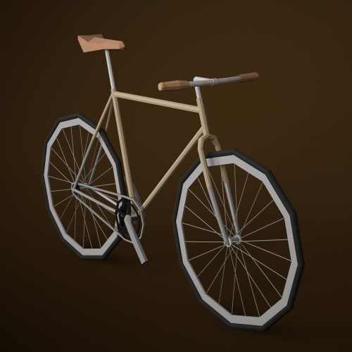bianchipista #fixie #bicycle #bianchi #render #mountainbike #c4d #poly #biking #lowpoly #bike #low #3d