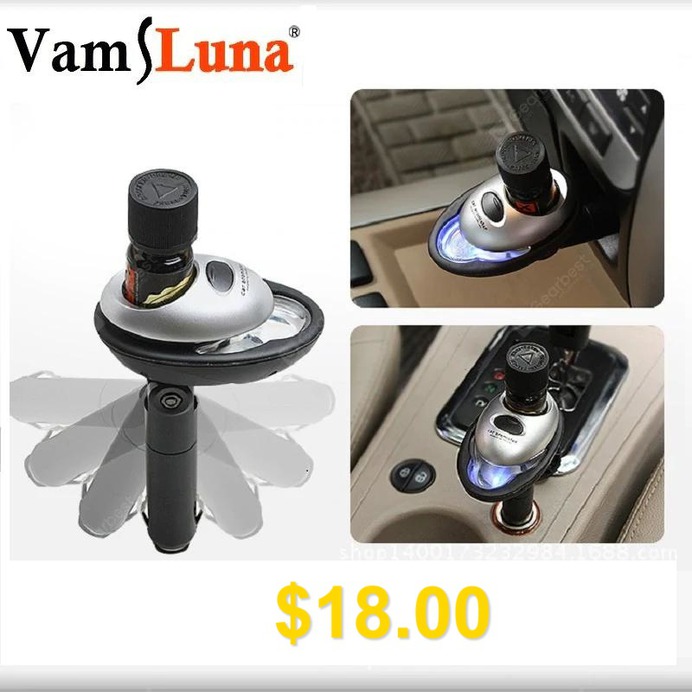 New #Multi-Function #Car #Humidifier #with #Cigarette #Lighter #In #1 #Mini #Air #Purifier #Aroma #Diffuser