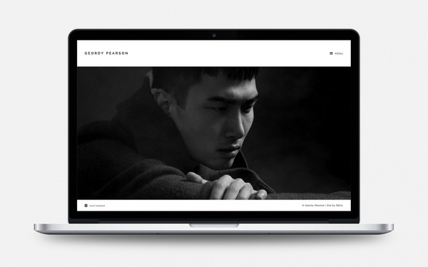 Geordy Pearson by R&Co. Design #responsive #design #website #grid #minimal #wordpress #web