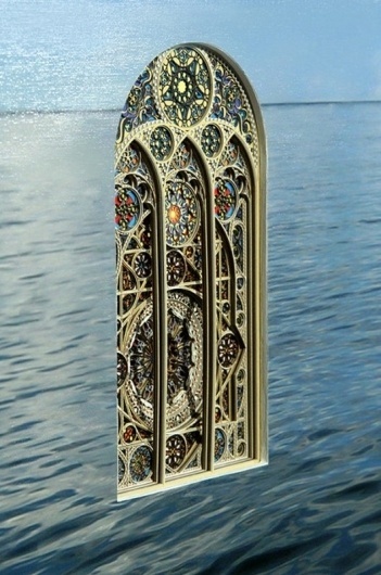 Cut Paper Sculptures look like 3D Stained Glass | WANKEN - The Art & Design blog of Shelby White #cut #sculpture #laser #art #paper