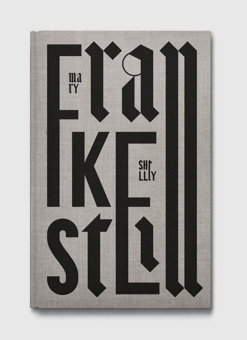 Typeverything.com - Frankestein book cover byÂ Maciej Ratajski. #cover #gothic #book