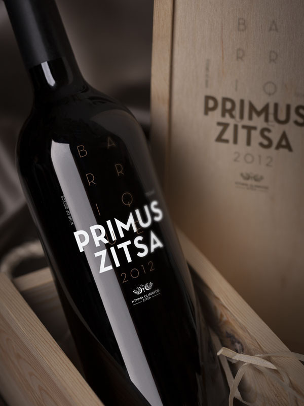 Primus Zitsa Barrique - grab . the . eye . | design & visual communication #branding #packaging #wine #zitsa #primus #typography