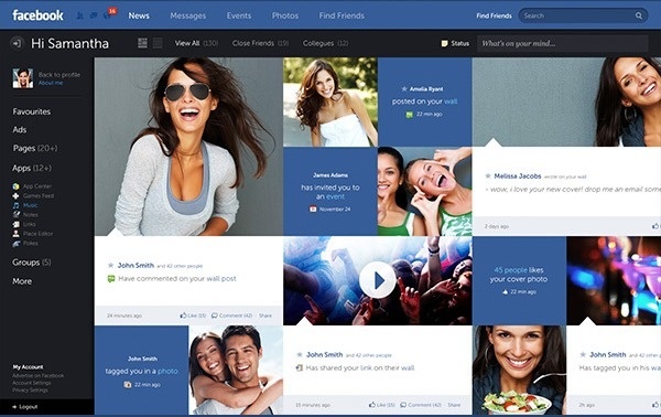 A DESIGNERS TAKE #facebook #design #web