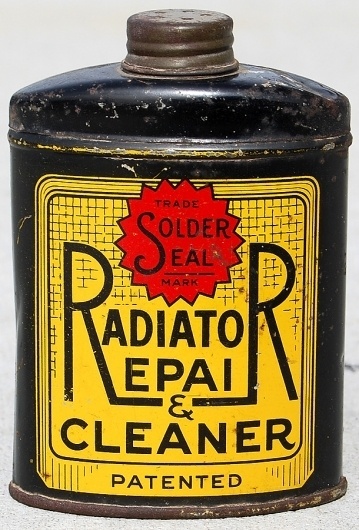 All sizes | Radiator Repair & Cleaner, 1921 | Flickr - Photo Sharing! #vintage #label