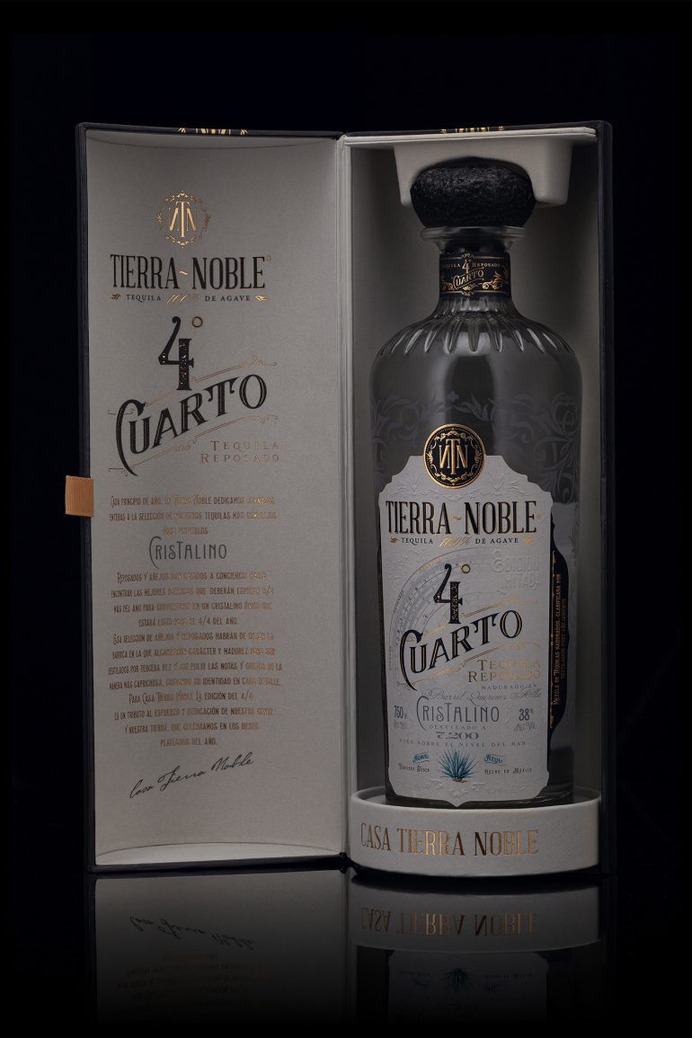 TIERRA NOBLE 4 Cuarto tequila