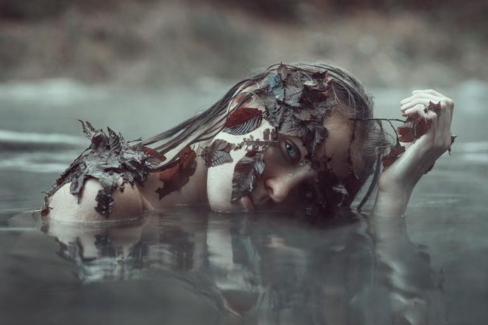 Ethereal and Atmospheric Female Portrait Photography by Alessio Albi