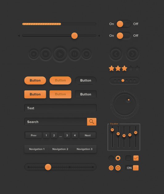Orange orange ui psd ui ui kit Free Psd. See more inspiration related to Orange, Ui, Psd, Ui kit, Kit and Vertical on Freepik.