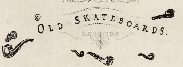 Old Skateboards Hand drawn branding #design #logo #branding #hand drawn #smoke #pipe